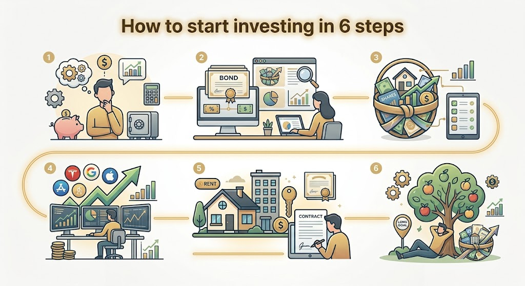 How to start investing in 6 steps
