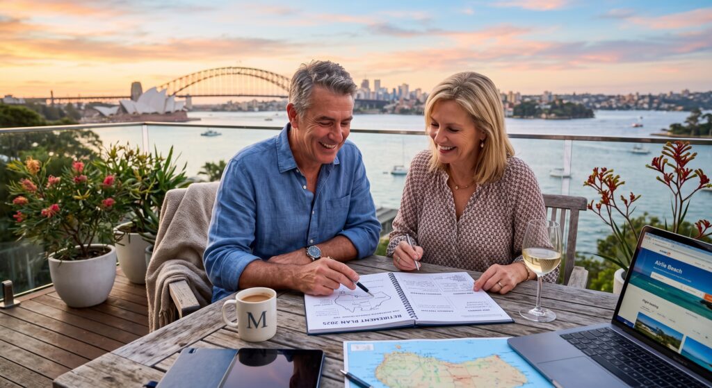 Australian couple planning the retirement they actually want