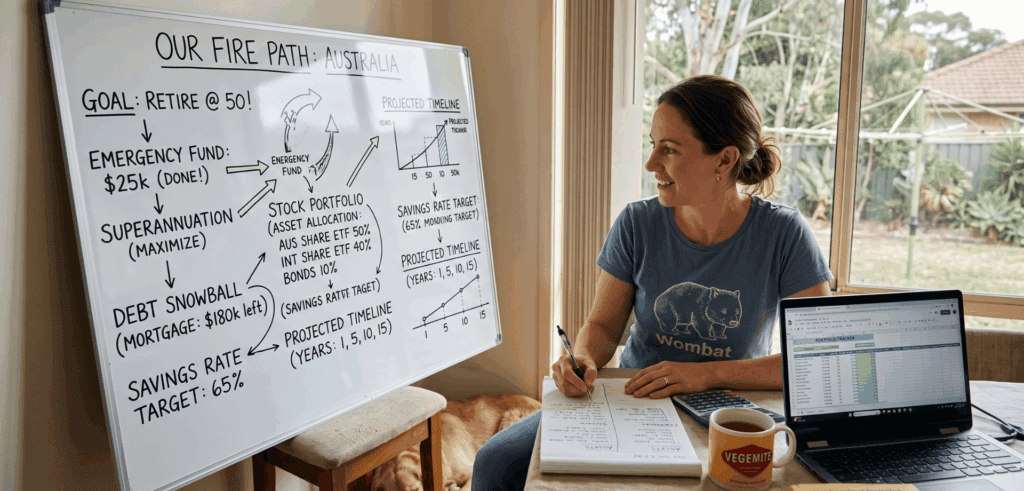 Everyday Australian planning their path to financial independence and early retirement