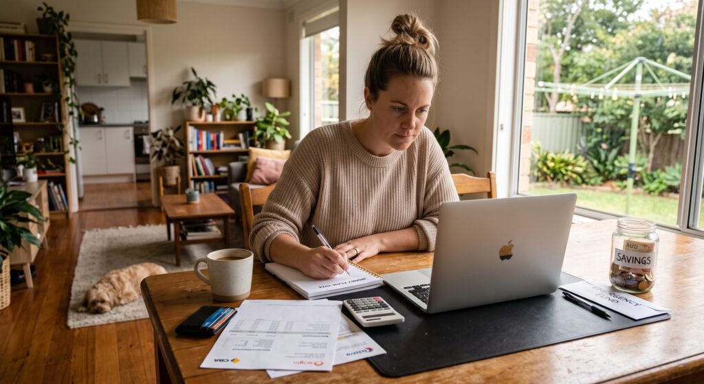 Everyday Australian setting up a simple system to manage their money